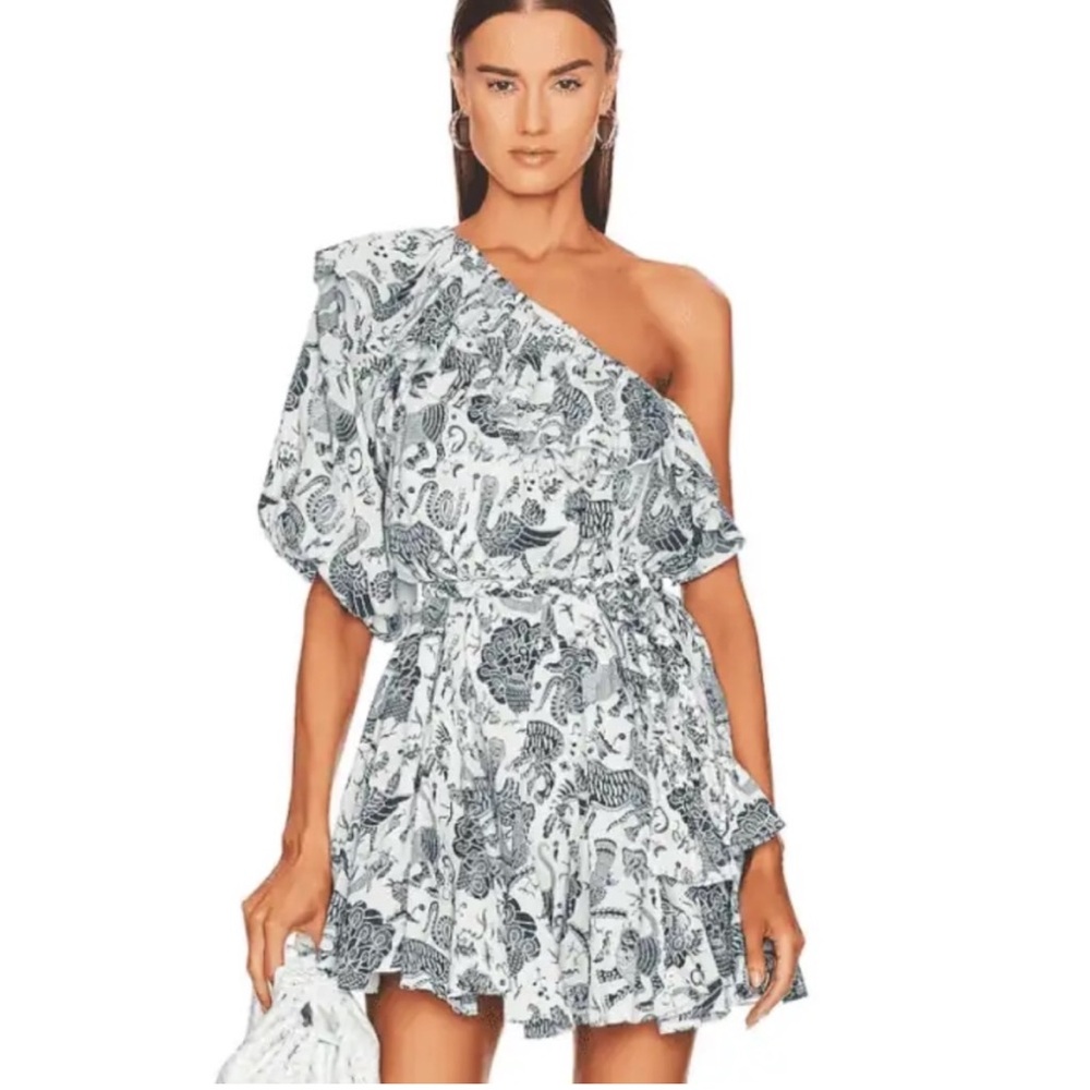 Rhode asymmetrical Ozzie dress size medium